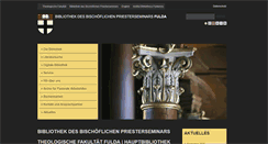 Desktop Screenshot of bib.thf-fulda.de